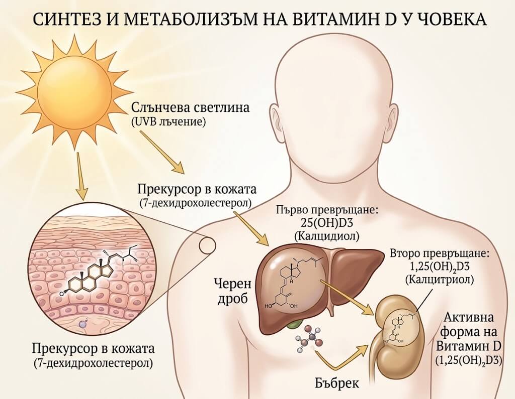 Витамин D3: дефицит, изследване и разумен прием