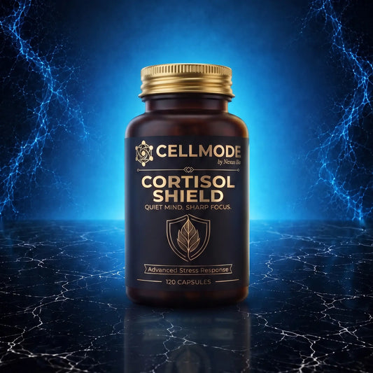CELLMODE Cortisol Shield - бутилка с 120 капсули за подкрепа при стрес